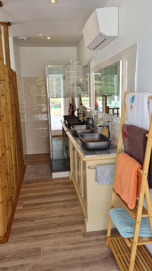 Chambres D'Hotes B&B La Bergeronnette Avec Piscine Couverte Chauffee Bizanet Bagian luar foto