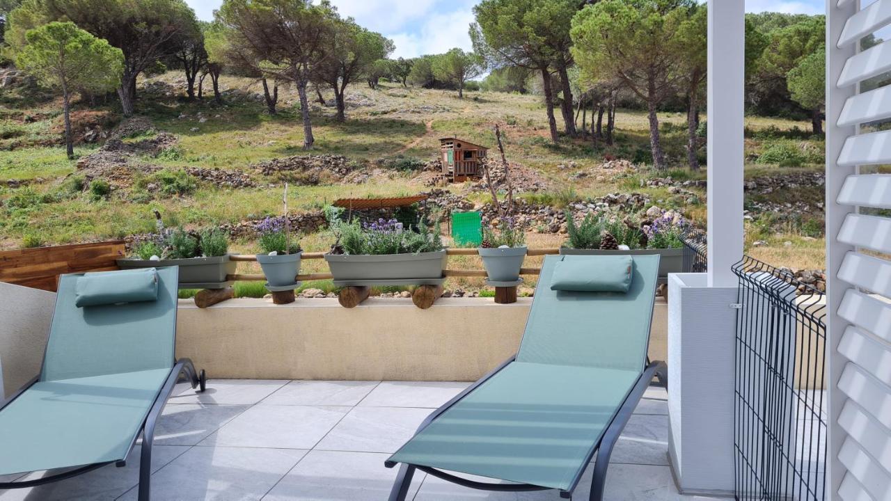 Chambres D'Hotes B&B La Bergeronnette Avec Piscine Couverte Chauffee Bizanet Bagian luar foto